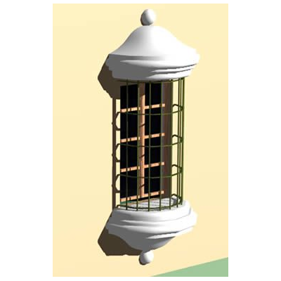 Balcon rond.