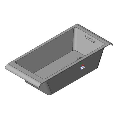 Banera Rectangular con Estilo Moderno