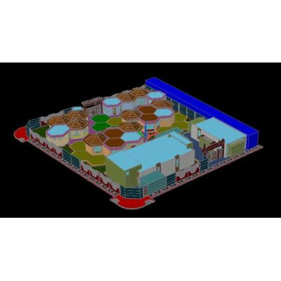 Cuna 3d - centro inicial 3d