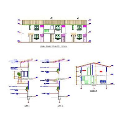 Cortes Constructivos de Viviendas