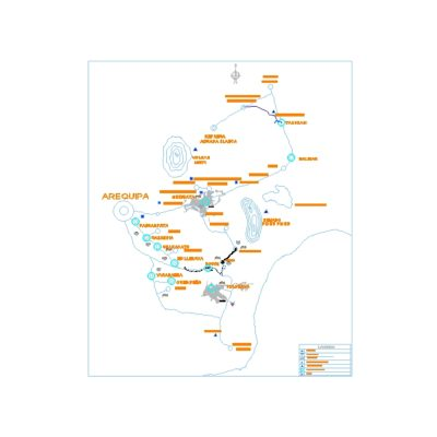 Mapa Esquematico de Arequipa