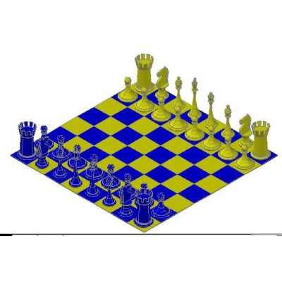 gioco di scacchi 3d completo