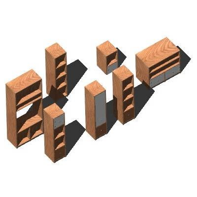 Varios modelos de libreros