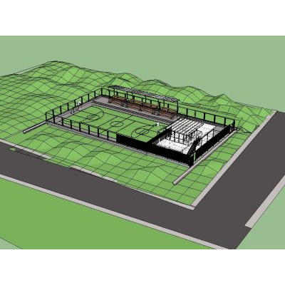 Construccion de losa deportiva en cerro de pasco