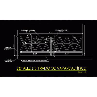 Detalle de baranda