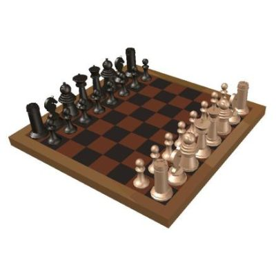 Tablero de ajedrez 3d