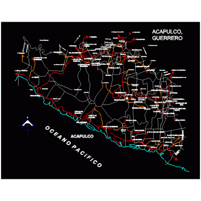 Estado de guerrero; mexico