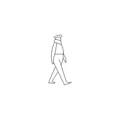 Figura umana in movimento