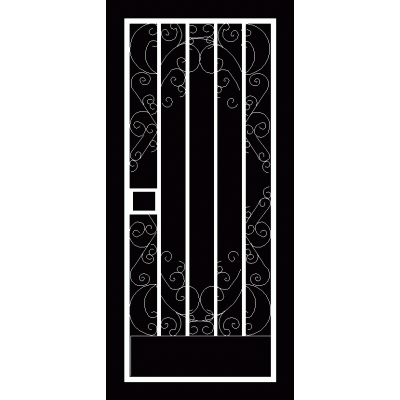 Diseno de puerta de herreria - dibujo 2d