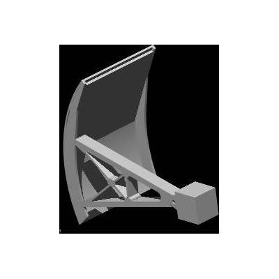 Compuerta radial 3d