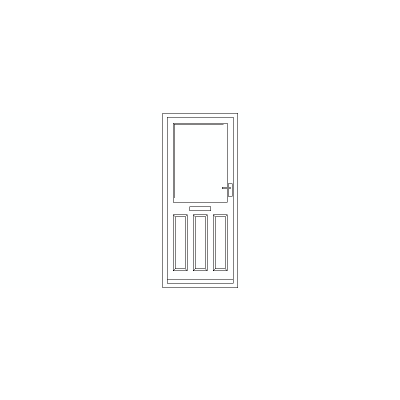 Puerta Principal En Alzado, Modelo 10
