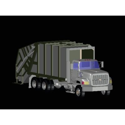 Camion recolector de basura servicios publicos