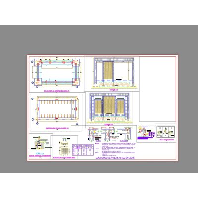 Estructura aporticada para usos multiples