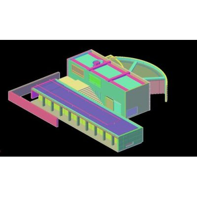 Koshino house 3d