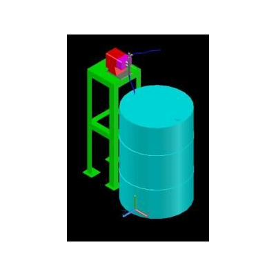 réservoir de dosage 3d