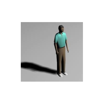 Figura Humana 3D en Reposo