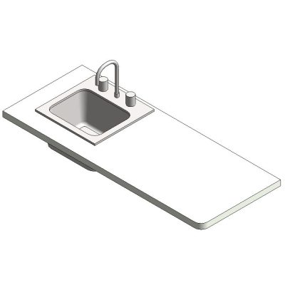 Encimera con Lavabo Integrado