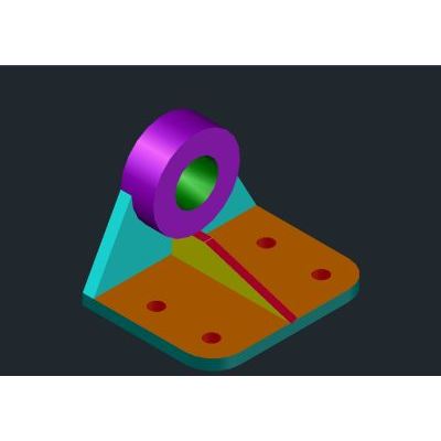 Pieza mecanica 3d