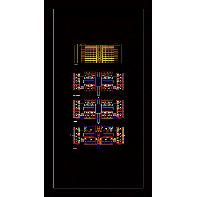 Edificio multifamiliar de 8 niveles.