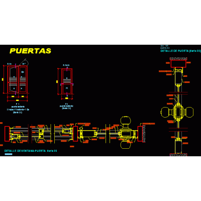 Puertas carpinteria de aluminio