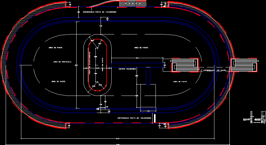 Dimensions of a velodrome