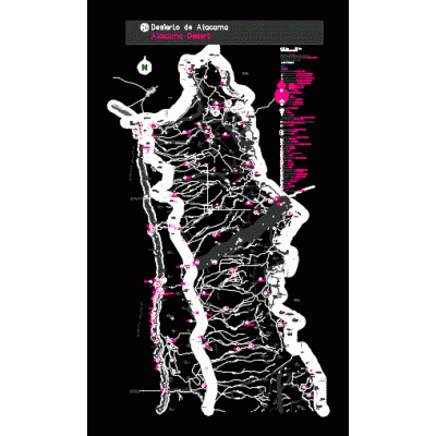Mapa del Desierto de Atacama