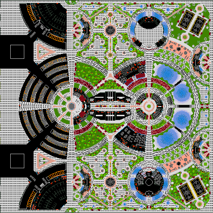 Parque de jogos e sala de eventos em AutoCAD, CAD (2.34 MB)