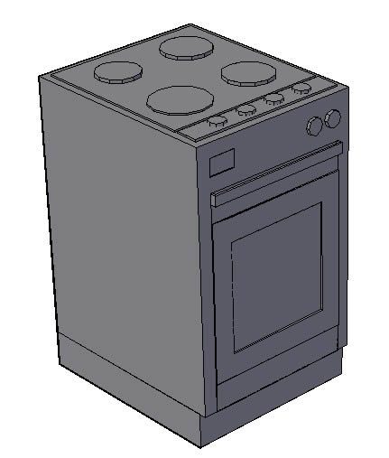 Mobiliario - cocina 3d
