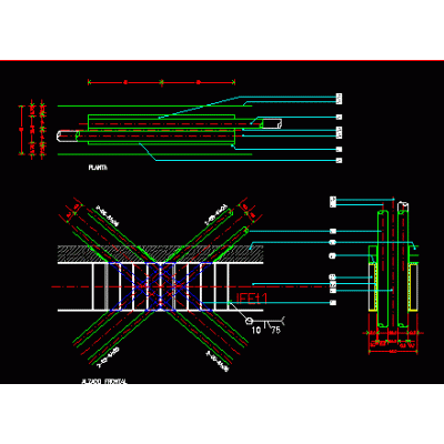 Cruce doble  tensor