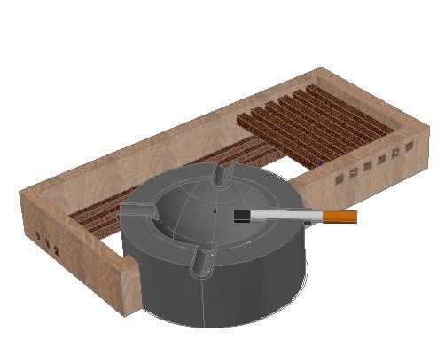 ashtray - 3d ashtray
