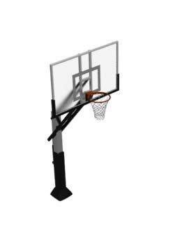 placa de basquete 3d max