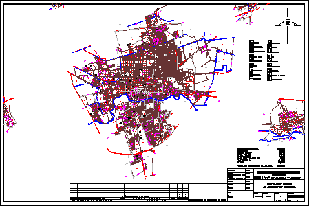 Mapa da cidade de Salamanca
