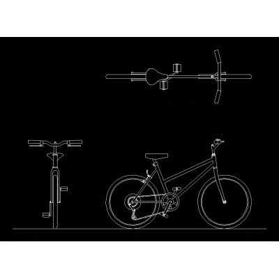 Bicicleta de paseo 2d