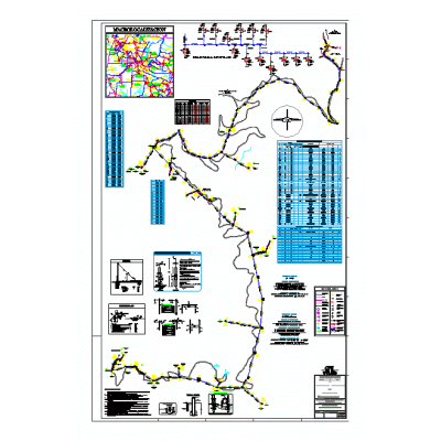 Distribution line and network expansion c. new