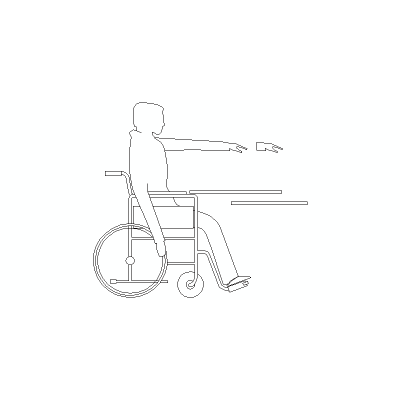 Alcance Manual Horizontal Desde Silla De Ruedas