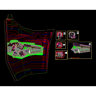 Plano de centro geriatrico