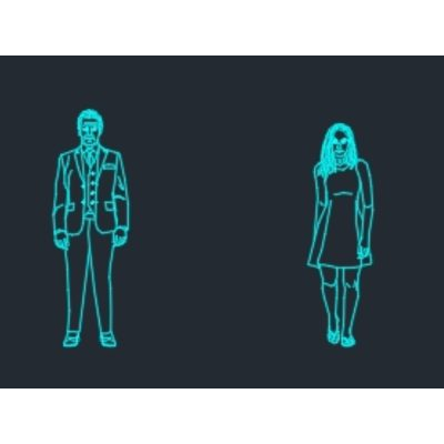 Figure umane di uomo e donna