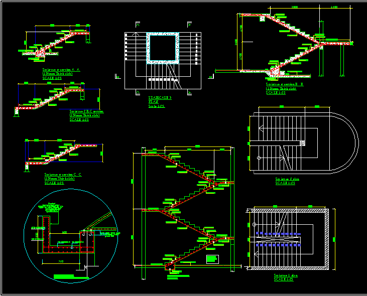 Projeto de escada - detalhes