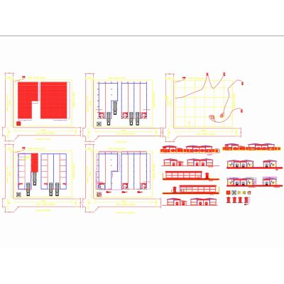 Proyecto de Tres Galpones en 3000 m2