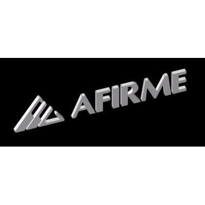 Logo Afirme 3D en Solidos