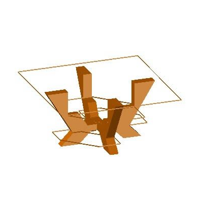 Space Table in Glass