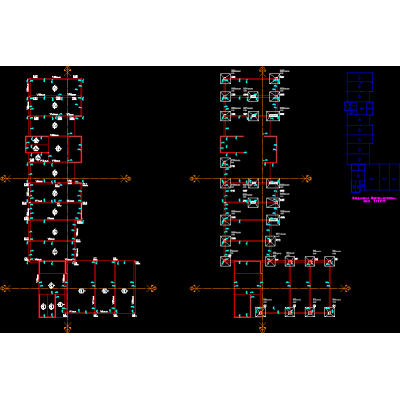 Replanteo de estructuras en edificio