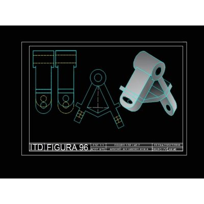 Color geometric figure different views