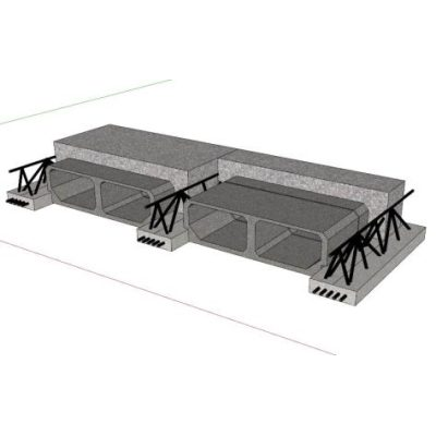 Vigueta y bovedilla 3d