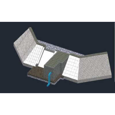 Toma de agua 3d