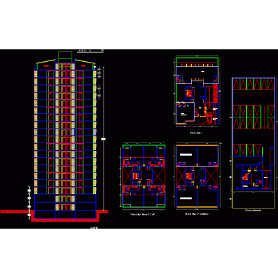 Residential and office building