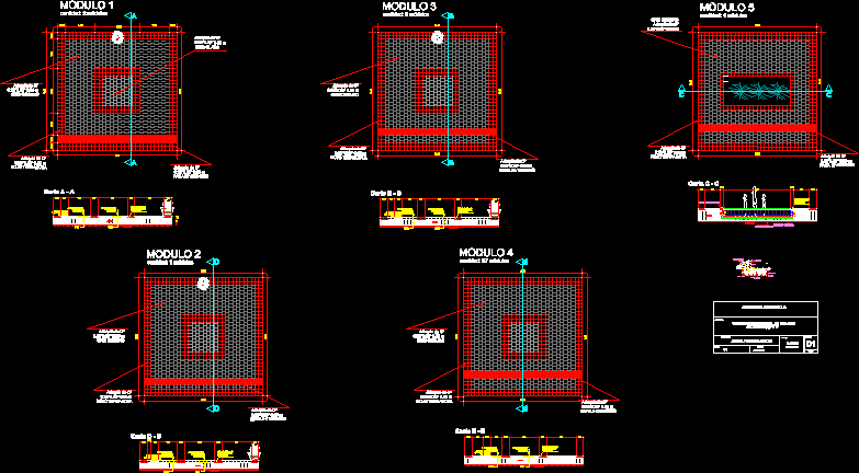 Detailplan für Kopfsteinpflaster