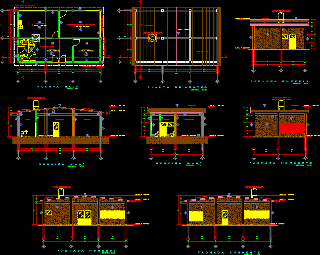 Plan de finition du bâtiment principal