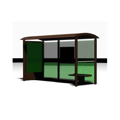 Parada de autobus 3d