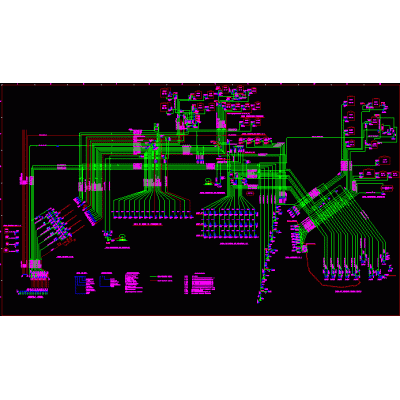 Flow-sheet planta industrial